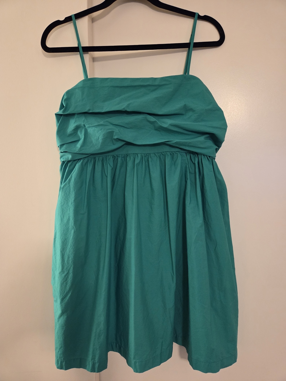 a new day Kelly Green Spaghetti-Strap Mini Dress